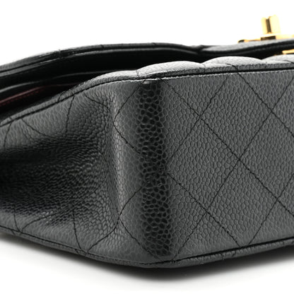 Chanel Caviar Quilted Small Double Flap Black 10 of 11
