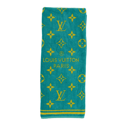 Louis Vuitton Cotton Monogram Beach Towel Yellow 1 of 4