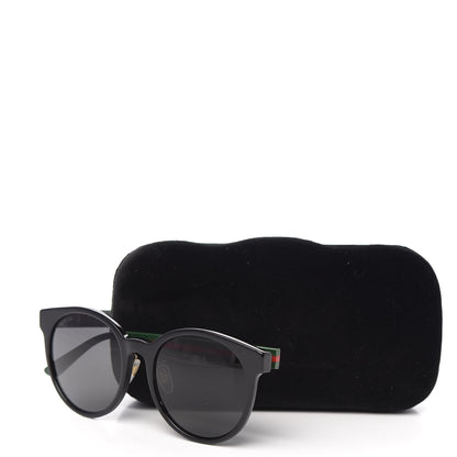 Gucci Acetate GG Web Round Eye Sunglasses GG0854SK Black 7 of 7