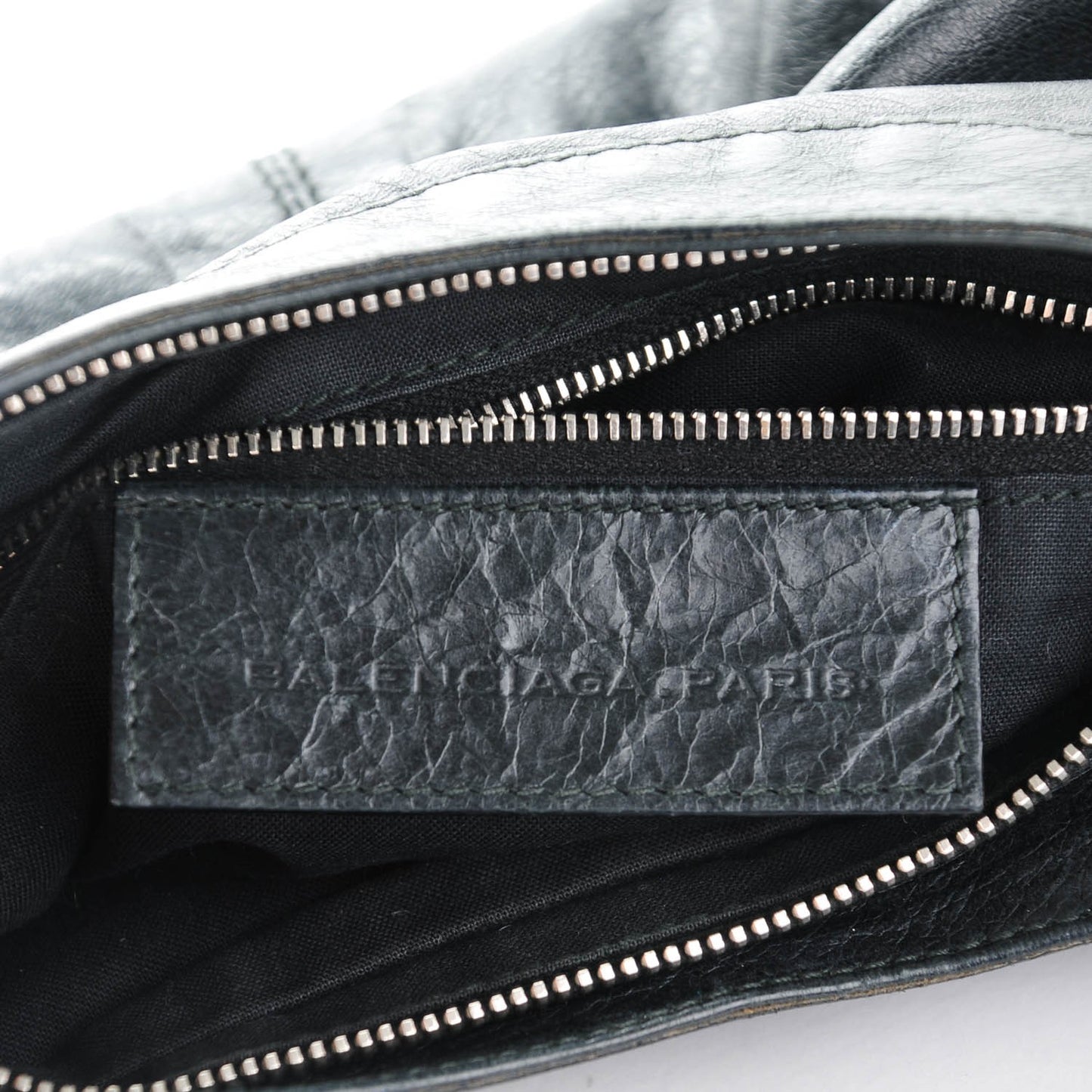 Agneau Giant 12 Silver Hardware Hip Black