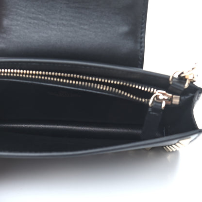 Valentino Garavani Calfskin Rockstud Phone Case With Chain Black 4 of 9