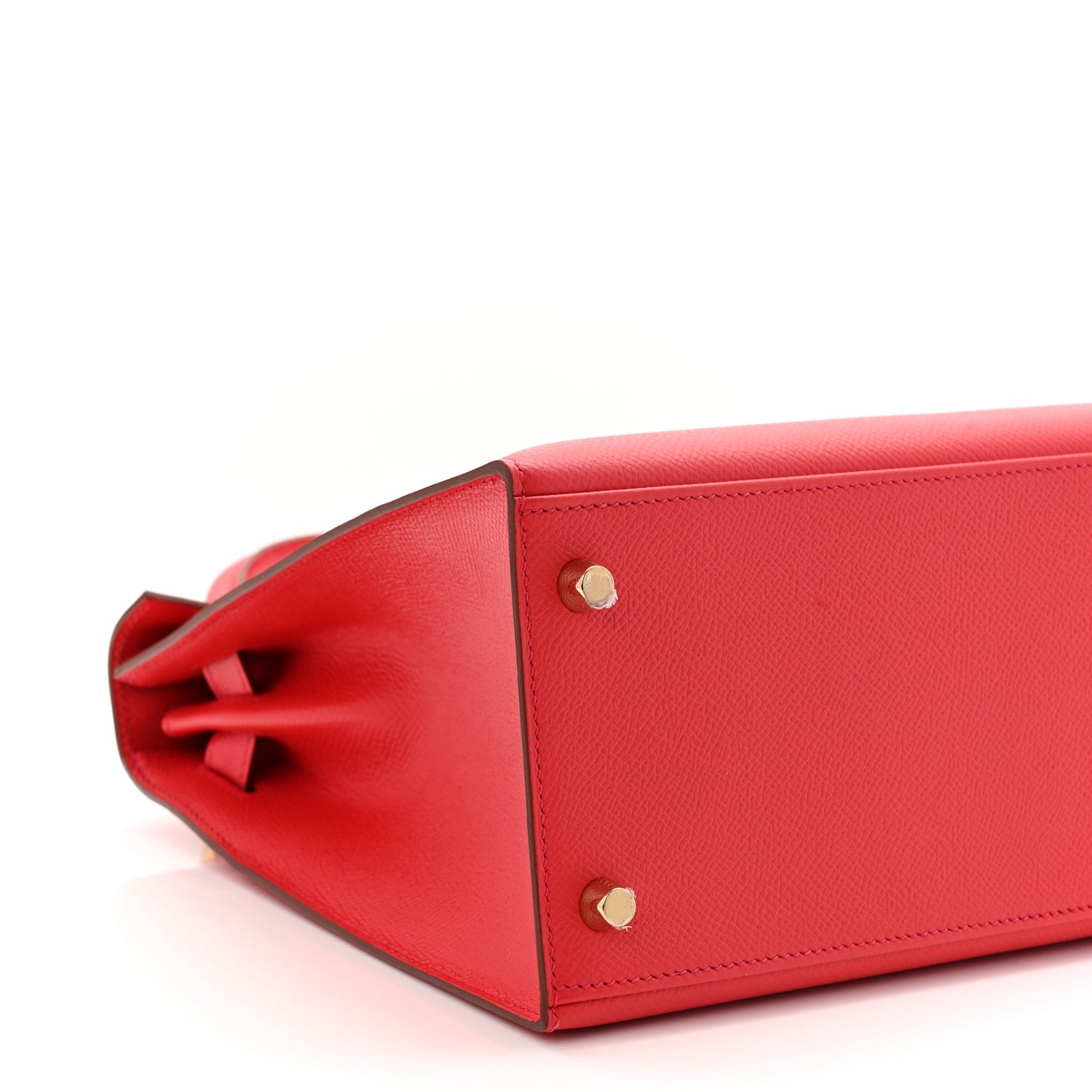 Hermes Epsom Kelly Sellier 28 Rouge Tomate 9 of 10