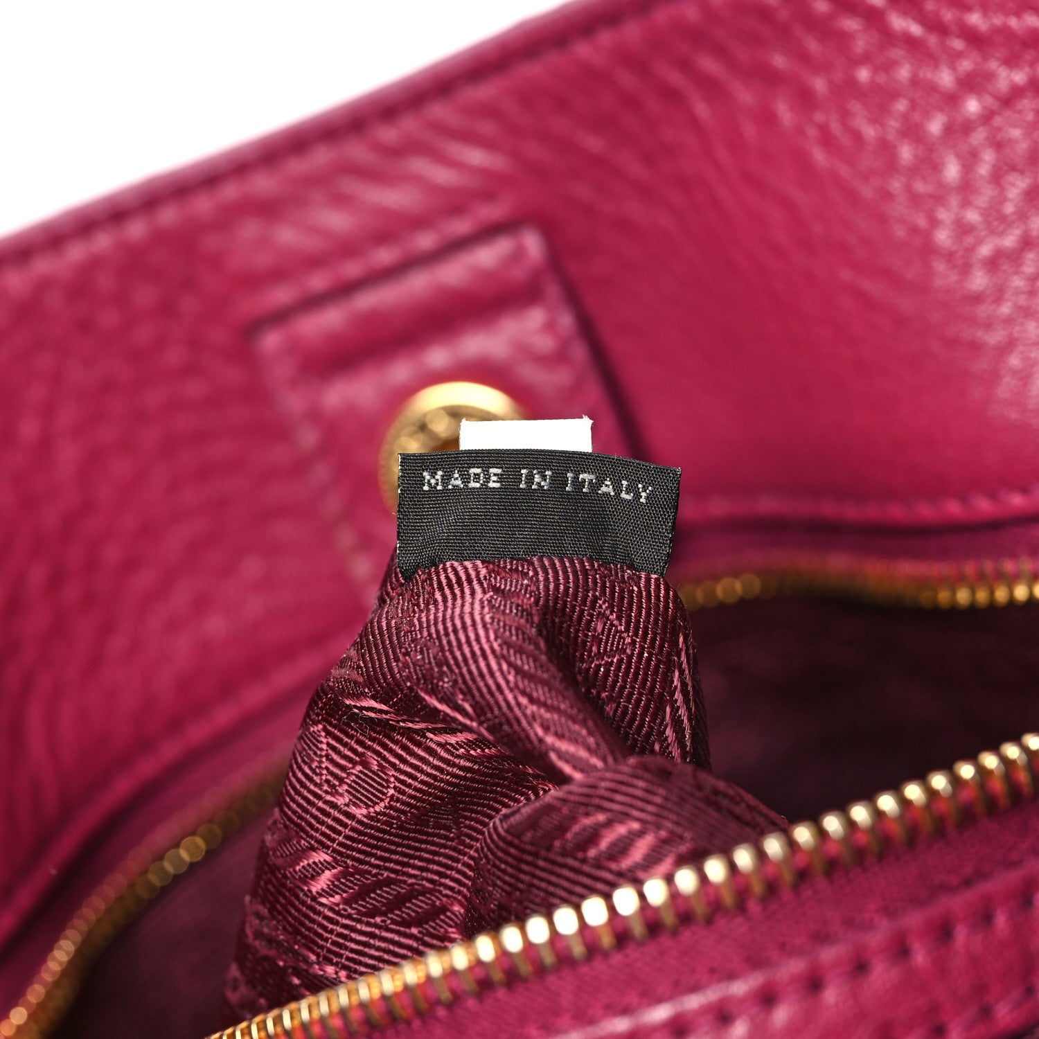 Prada Vitello Daino Side Zip Pocket Hobo Ametista 7 of 14