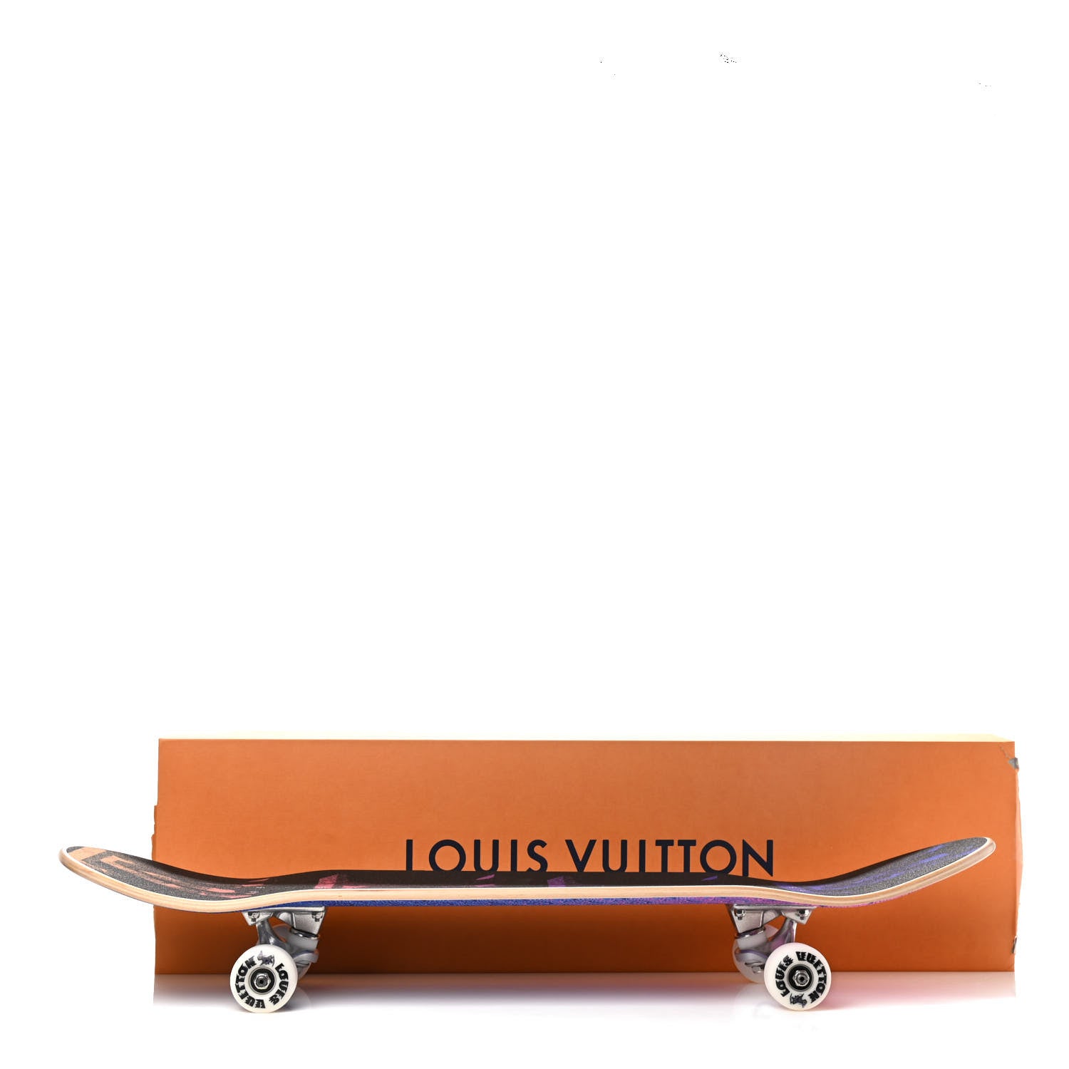 Louis Vuitton Monogram Illusion Wood Skateboard Multicolor 8 of 8