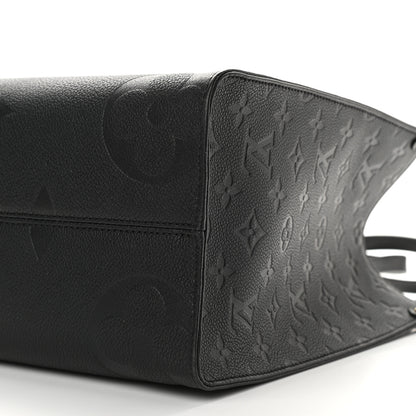 Louis Vuitton Empreinte Monogram Giant Onthego MM Black 8 of 9