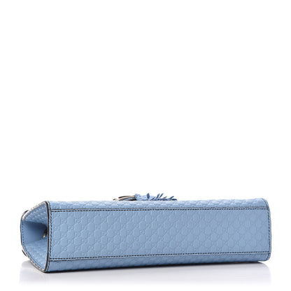 Gucci Microguccissima Medium Emily Chain Shoulder Bag Mineral Blue 4 of 10