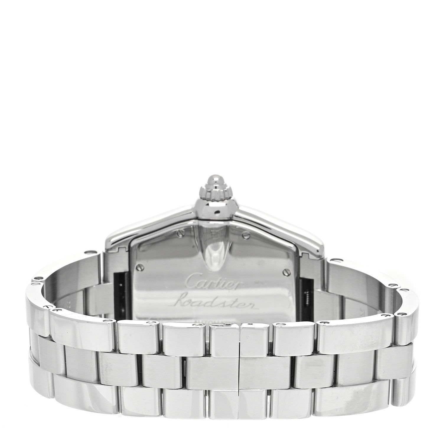 Cartier Stainless Steel 37mm Roadster Automatic Watch 3 of 5