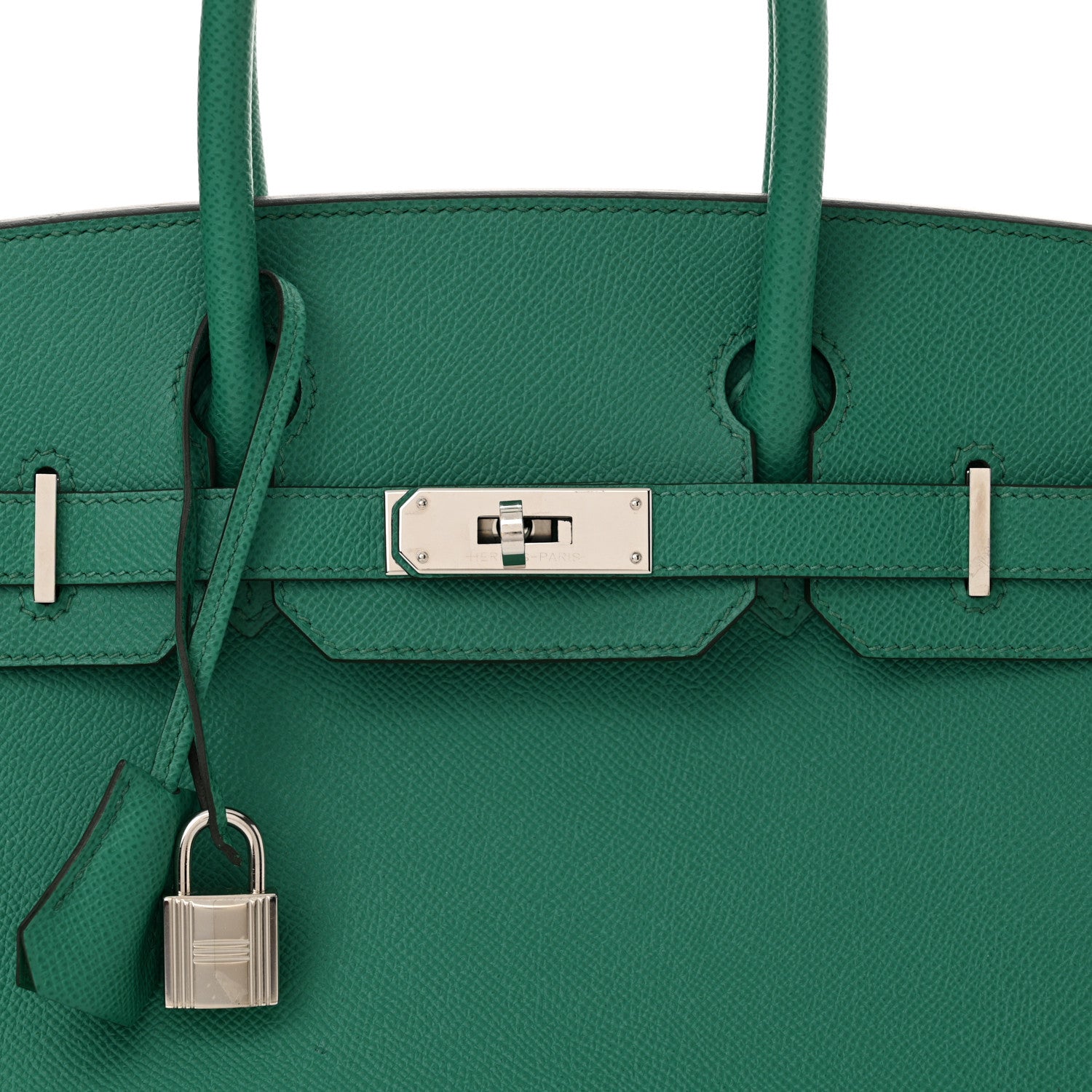 Hermes Epsom Birkin 30 Vert Jade 8 of 13