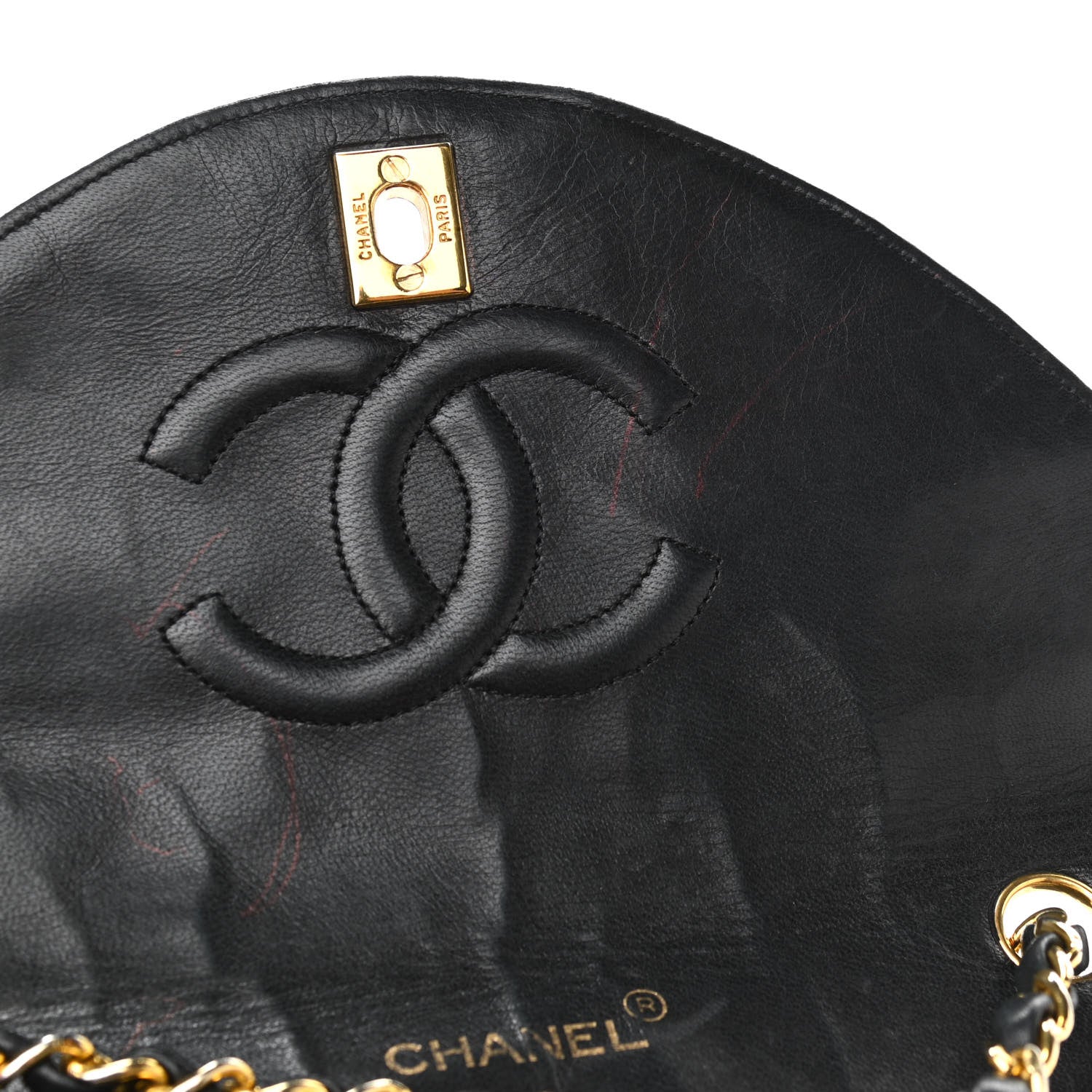Chanel Lambskin Quilted Small Single Flap Black 14 of 17