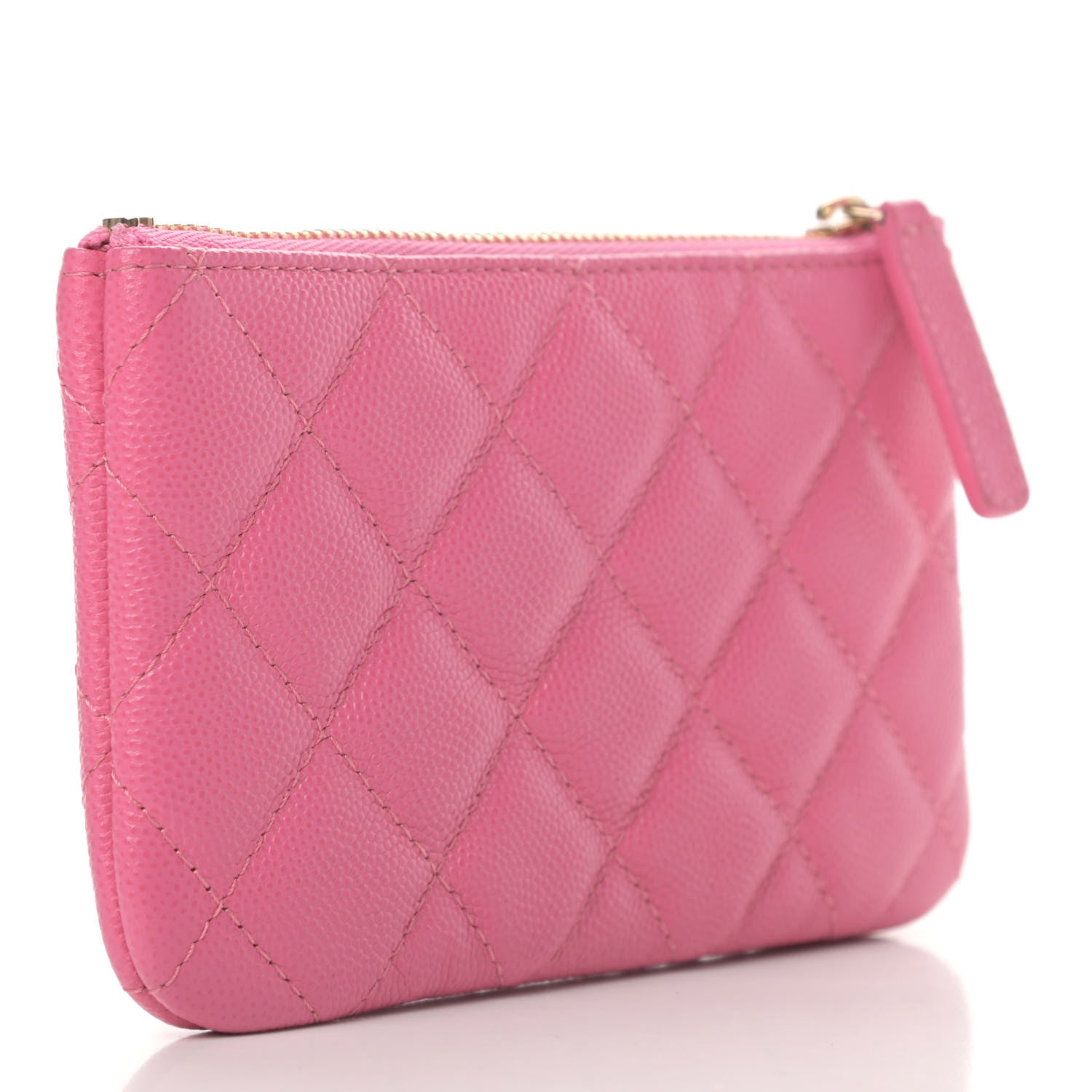 Chanel Caviar Quilted Small Cosmetic Case Pink 3 of 7