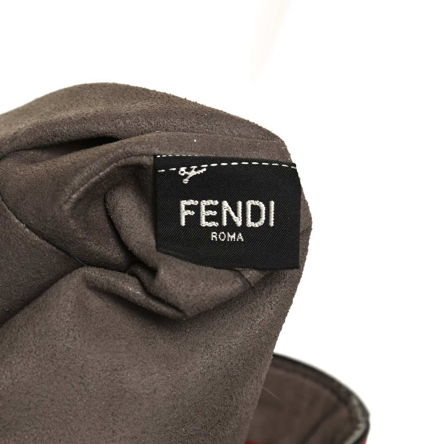 Cuoio Romano Selleria F is Fendi Grande Mon Tresor Pocket Bucket Bag Rosso