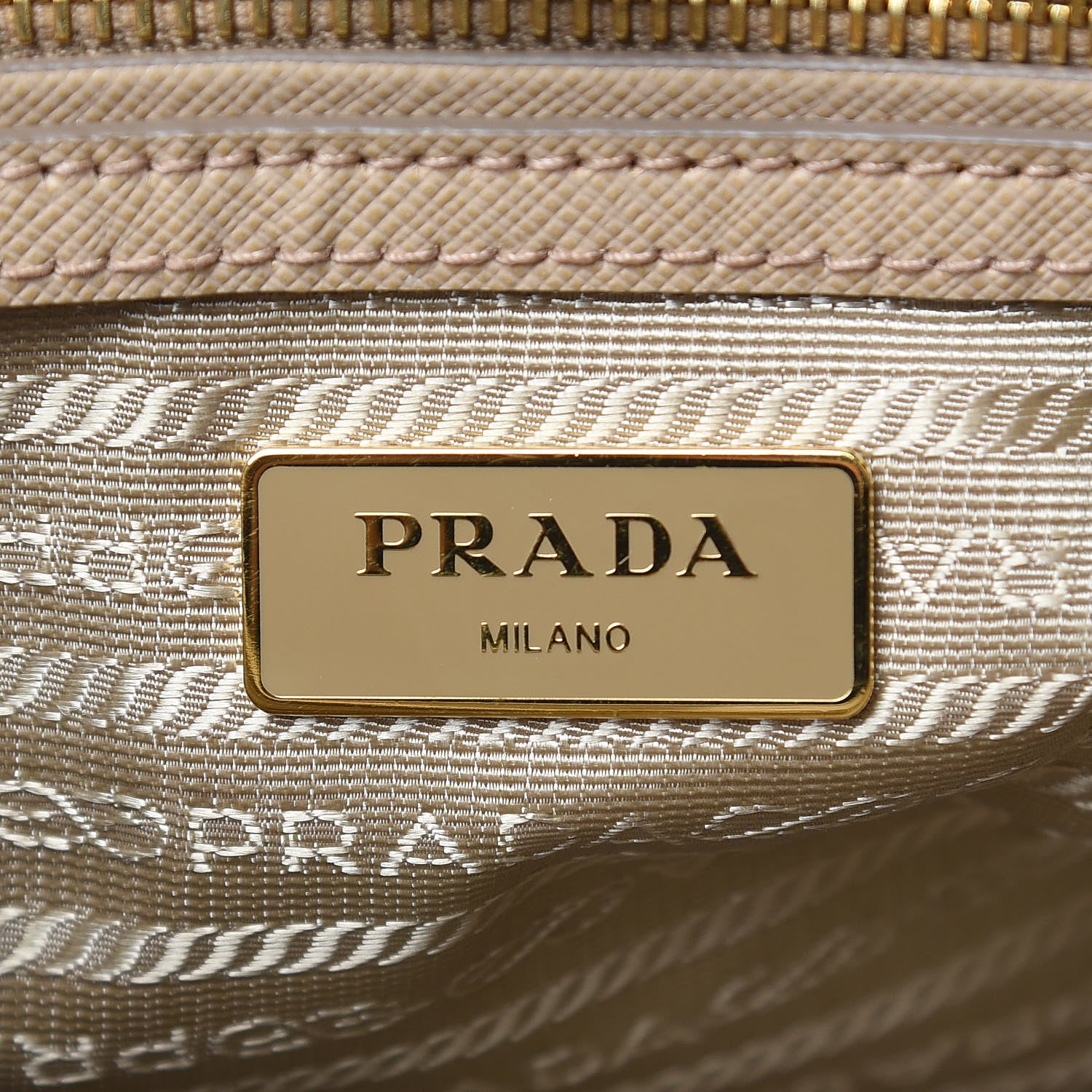 Prada Saffiano Lux Medium Tote Sabbia 6 of 15