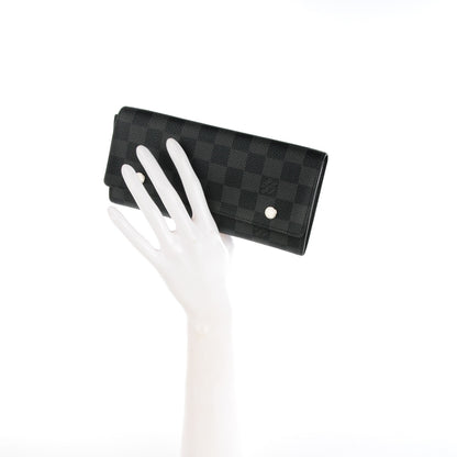Louis Vuitton Damier Graphite Portefeuille Long Modulable Wallet 2 of 9