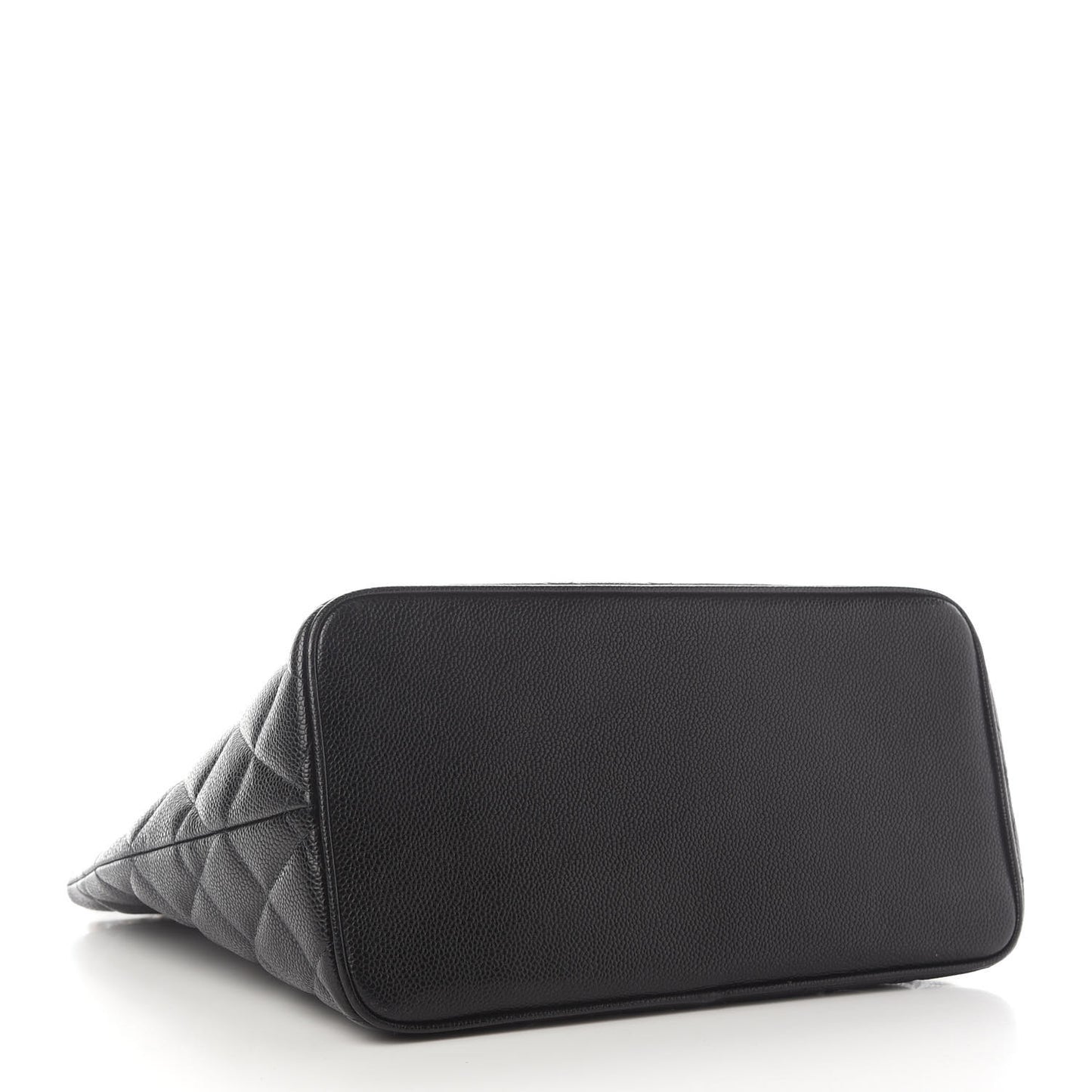 Caviar Quilted Medallion Tote Black
