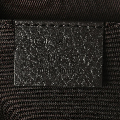 Gucci Monogram Dollar Calfskin Belt Bag Beige Ebony Testa di Moro Marrone Scuro 6 of 10