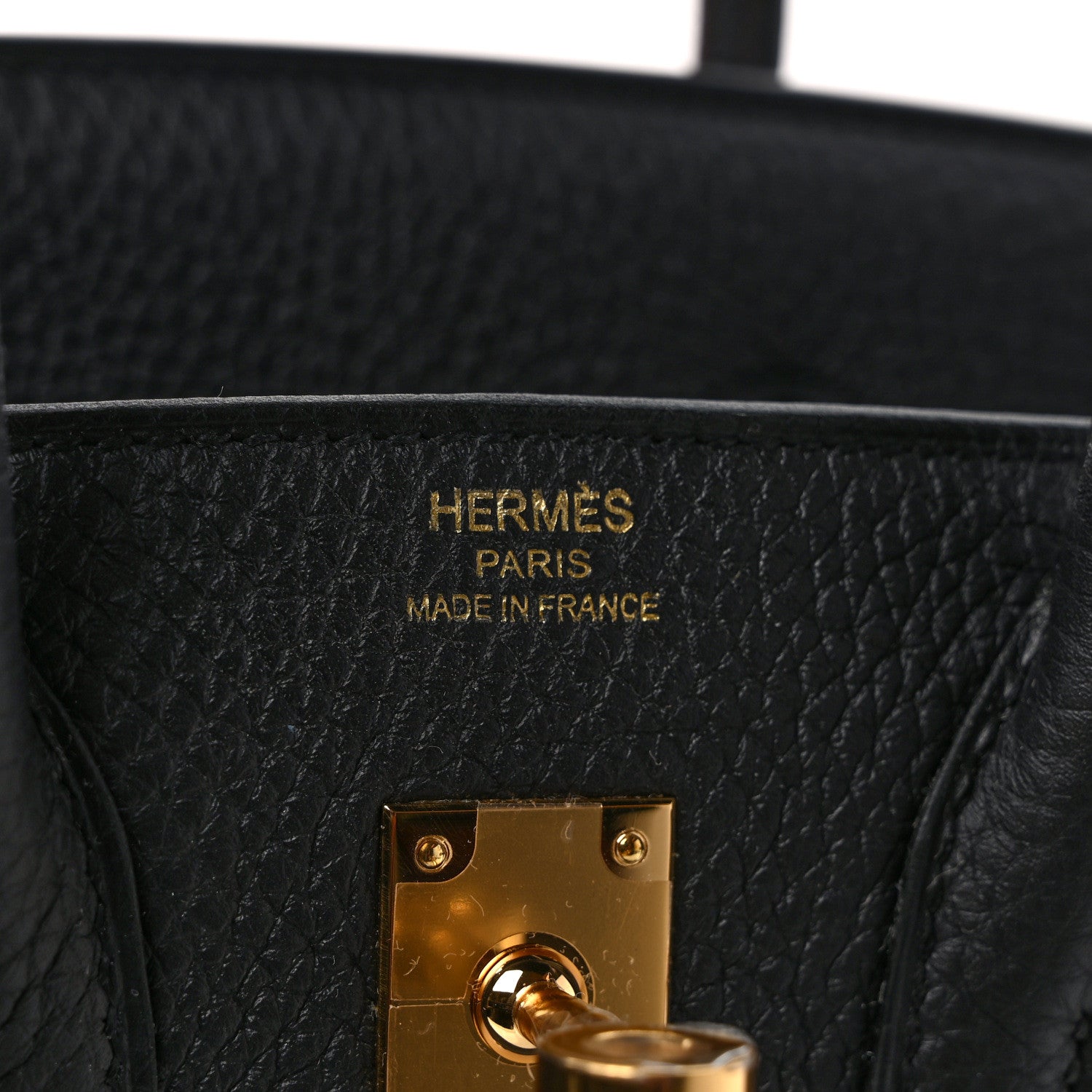 Hermes Togo Birkin 25 Black 6 of 9