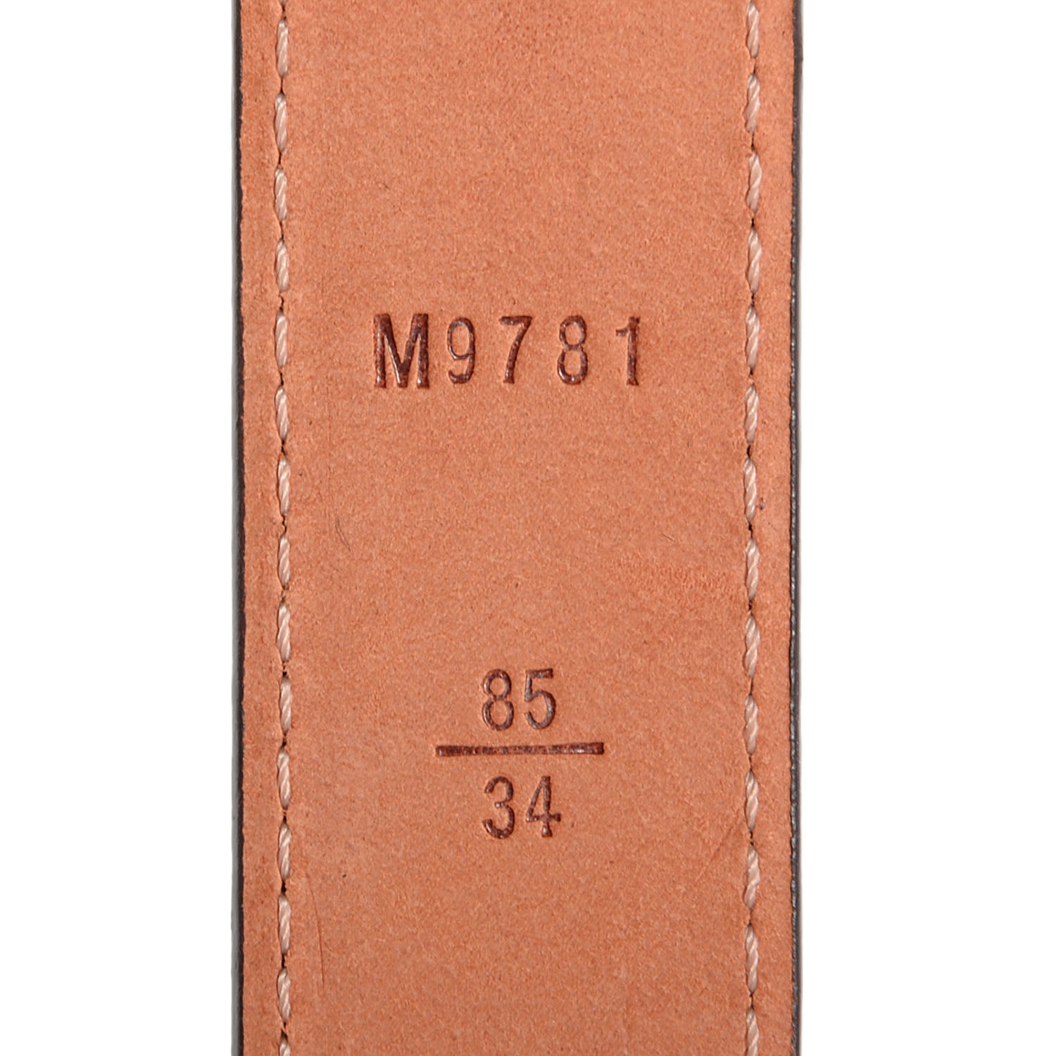 Louis Vuitton Monogram LV Initiales Belt 85 34 5 of 7