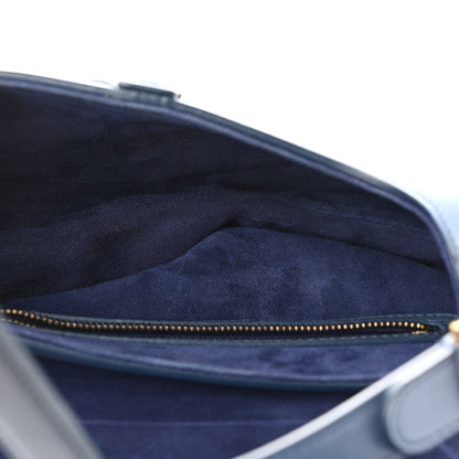 Christian Dior Calfskin Gradient Saddle Bag Indigo Blue 5 of 10