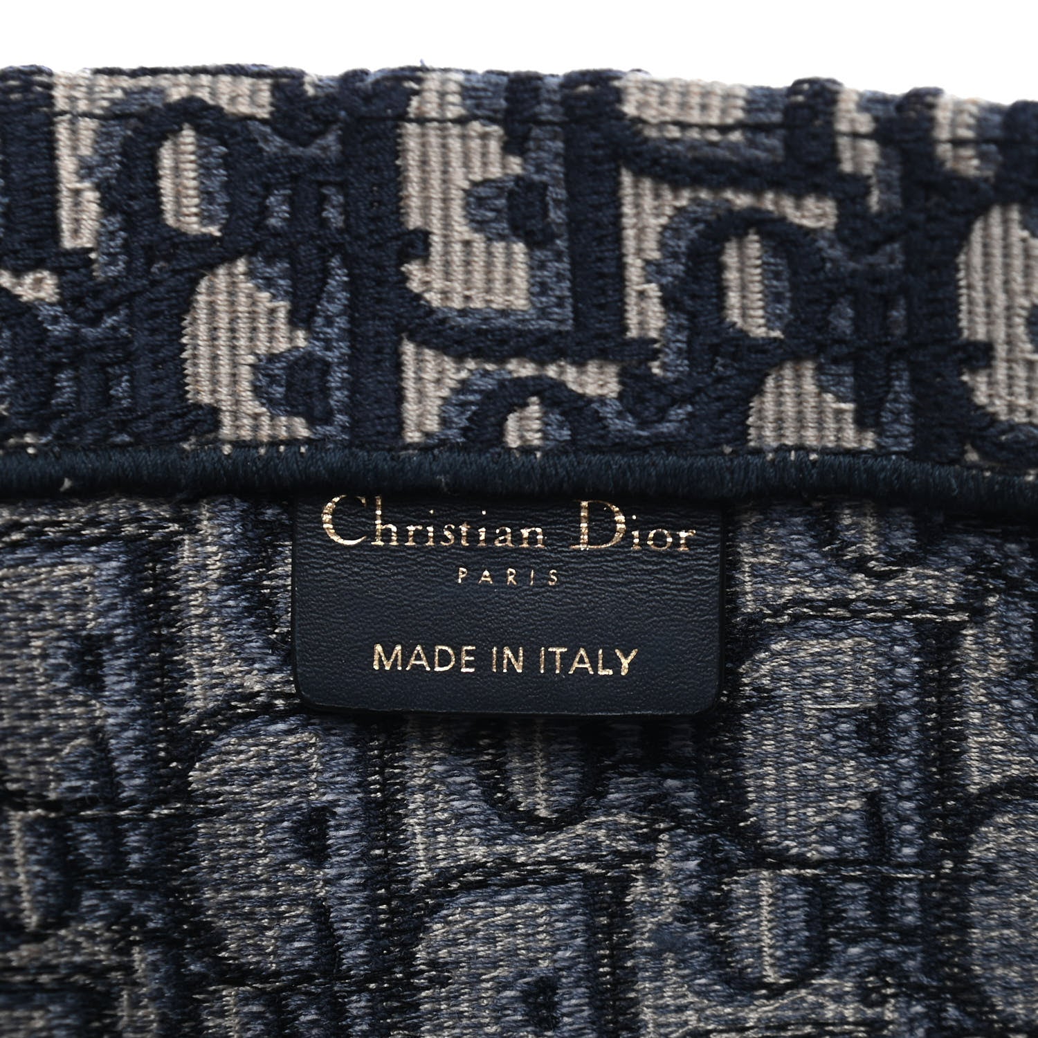Christian Dior Oblique Medium Book Tote Blue Multicolor 6 of 10