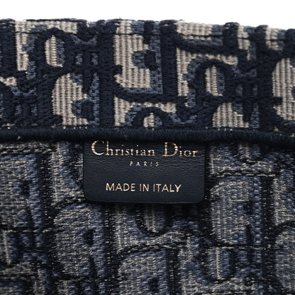 Christian Dior Oblique Medium Book Tote Blue Multicolor 6 of 10