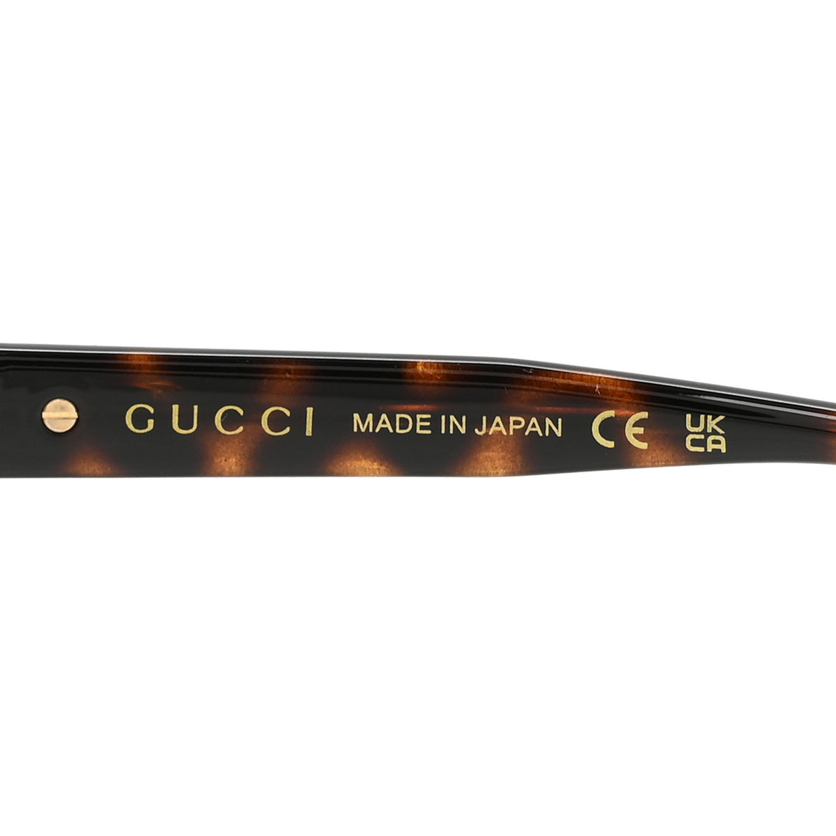 Metal Diapason Rimless Geometric Sunglasses GG1562S Black