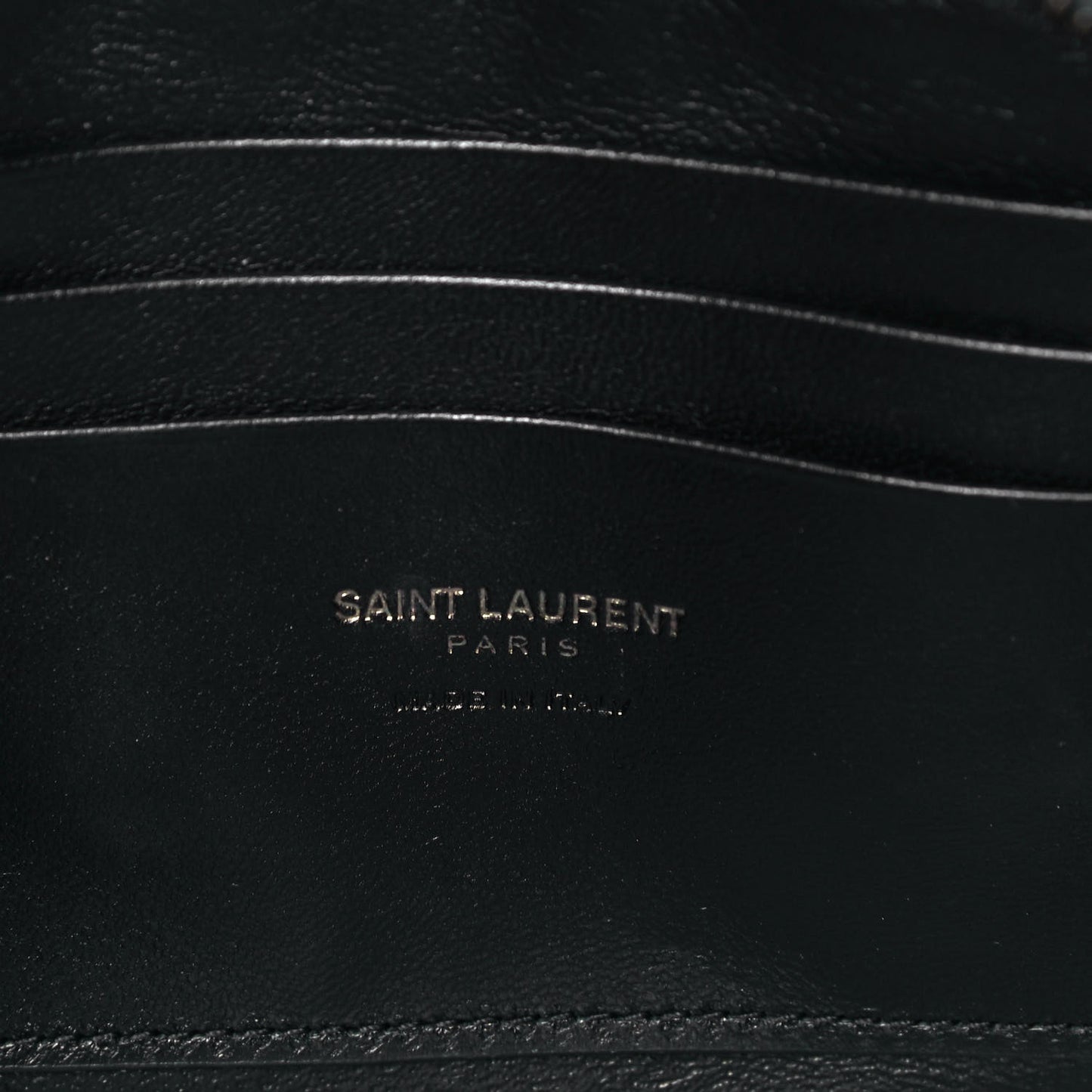 Grain De Poudre Matelasse Monogram Mini Lou Camera Bag Black