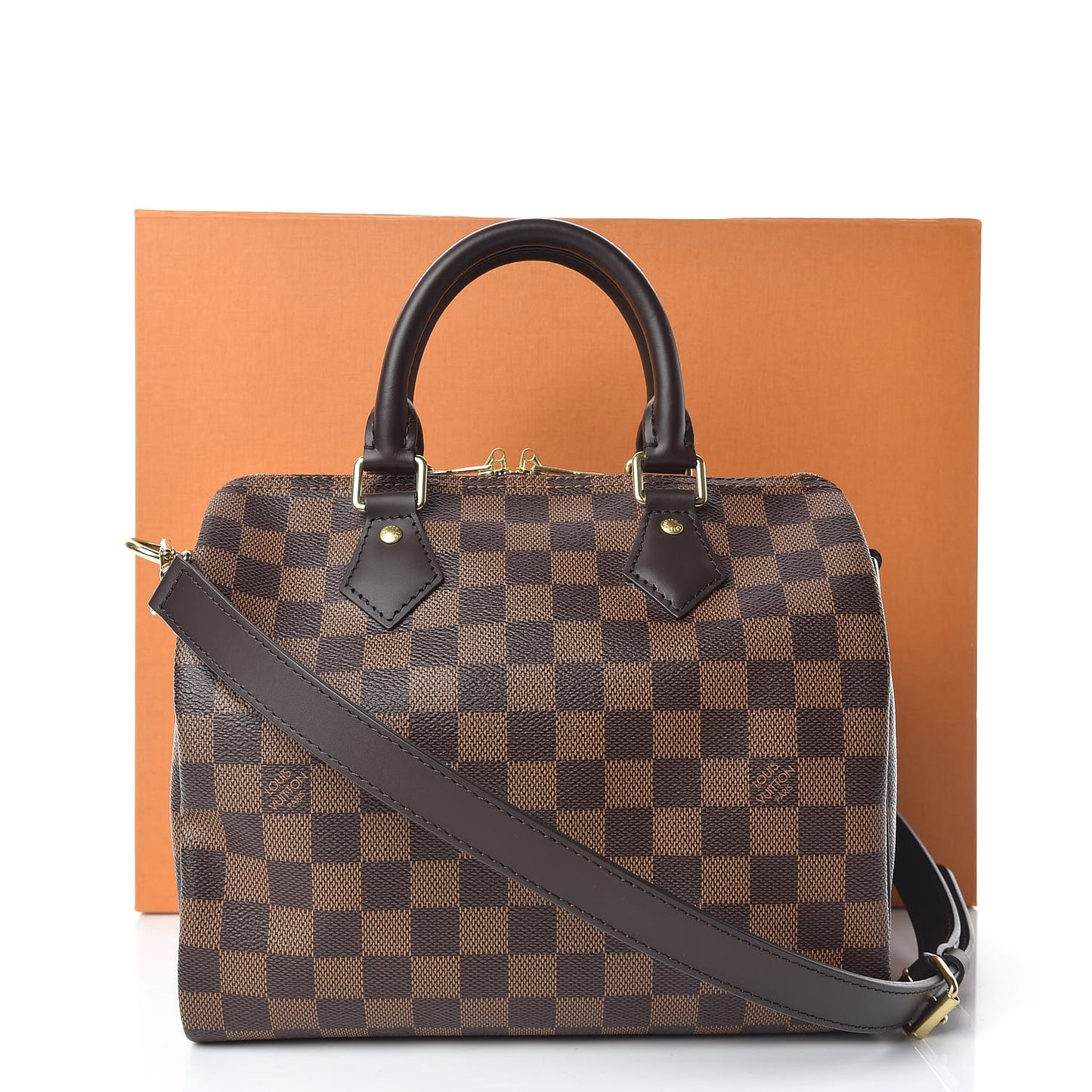 Damier Ebene Speedy Bandouliere 25