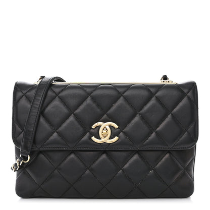 Chanel Lambskin Quilted Medium Trendy CC Flap Black 4 of 14