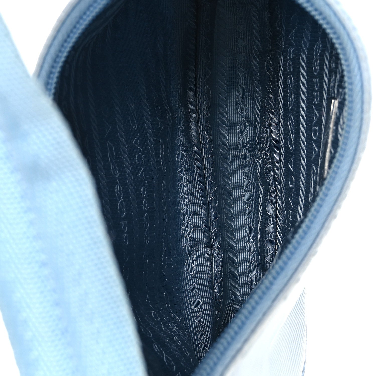 Prada Tessuto Nylon Mini Re-Edition 2000 Bag Celeste 5 of 14