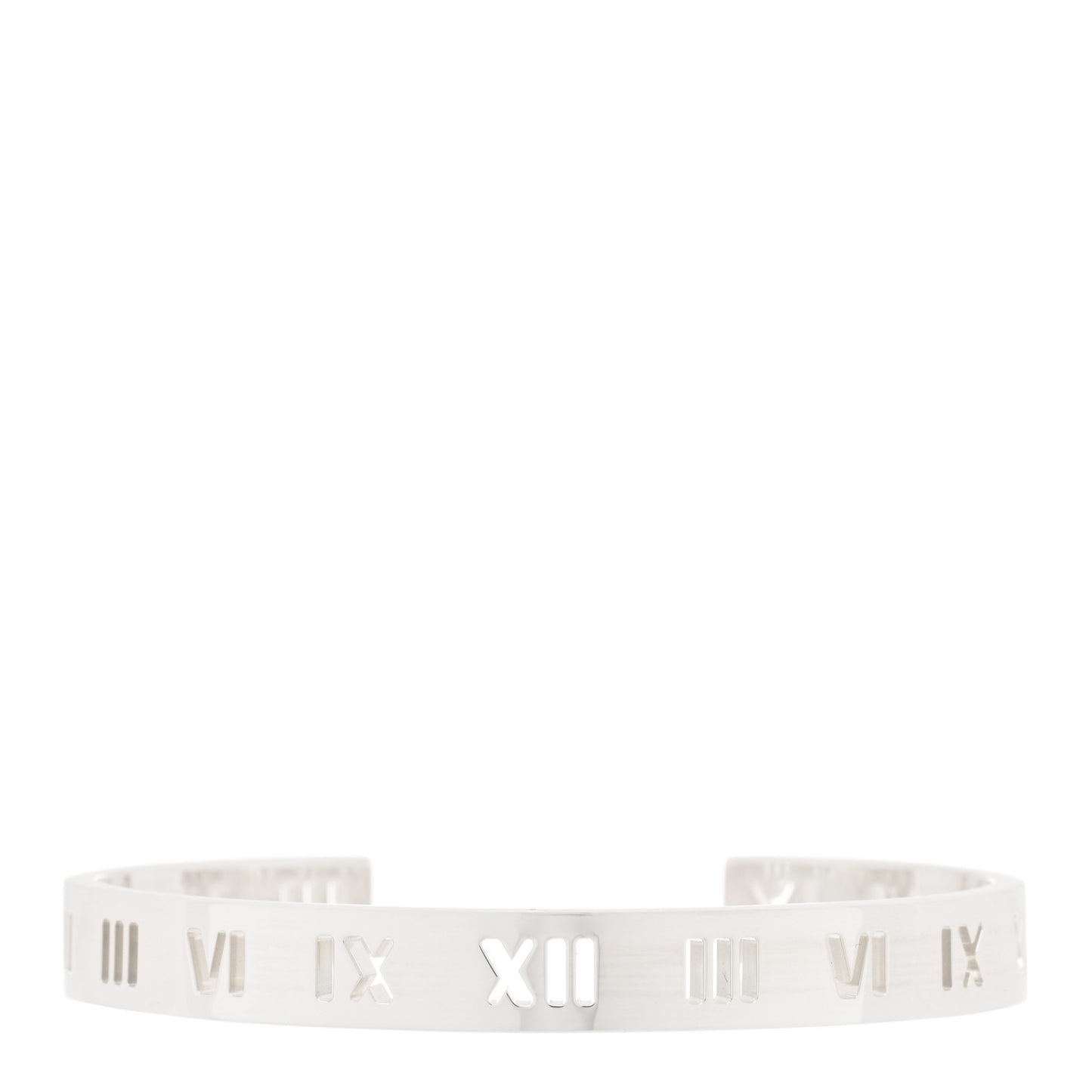 Sterling Silver Atlas Pierced Cuff Bracelet