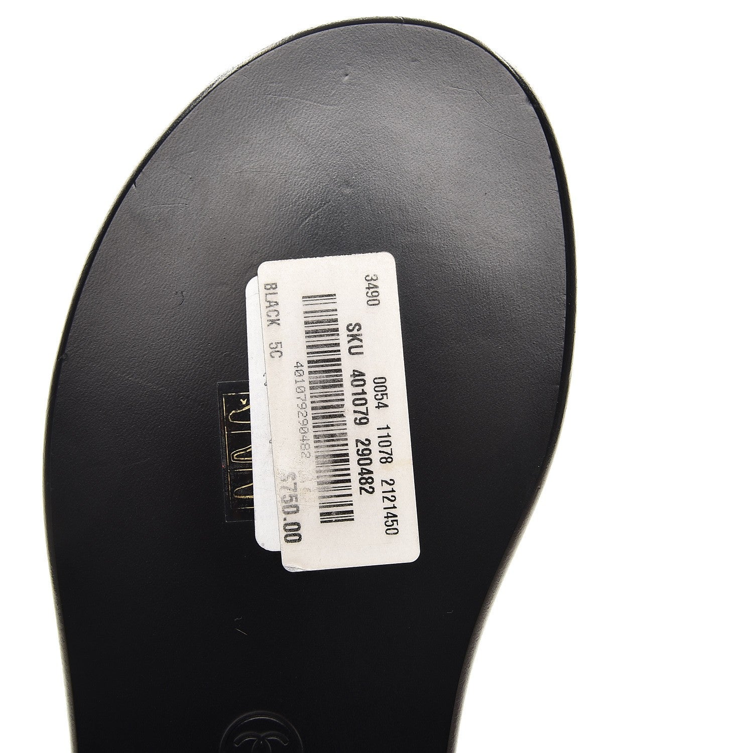 Chanel Patent Calfskin CC Slip On Mules 35 Black 8 of 10