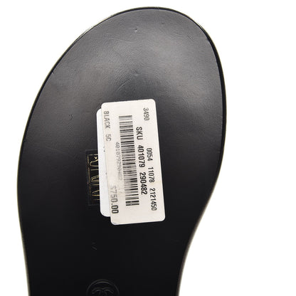 Chanel Patent Calfskin CC Slip On Mules 35 Black 8 of 10