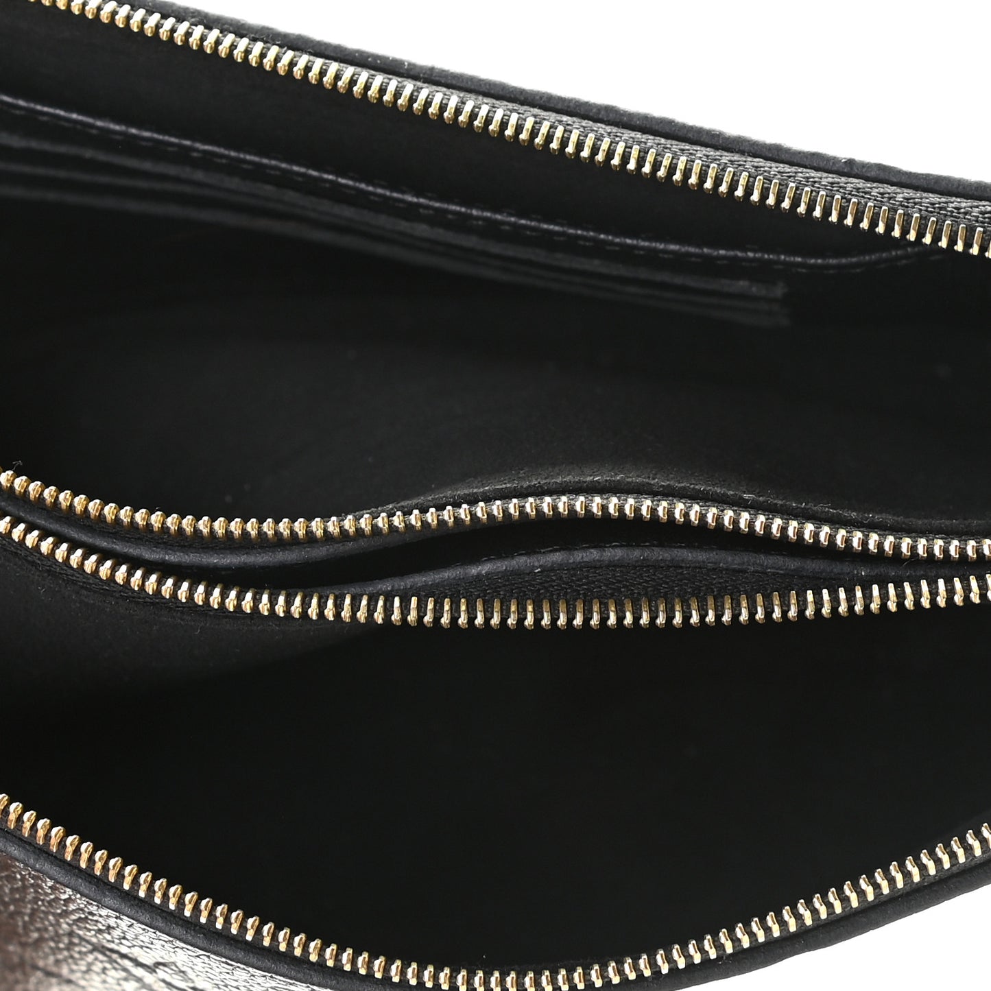 Empreinte Double Zip Pochette Black
