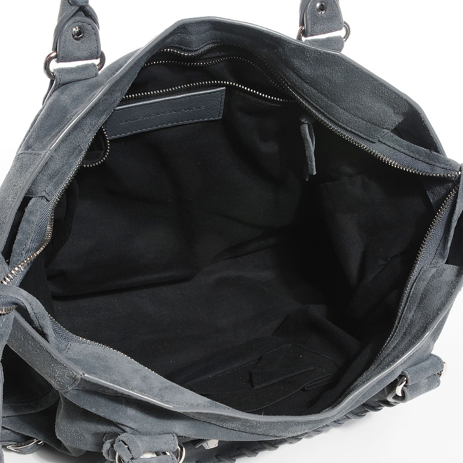 Balenciaga Baby Daim Suede Marble Hardware City Grey 5 of 15