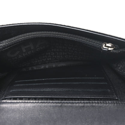 Chanel Patent Goatskin Flap Wallet Dark Brown 5 of 7
