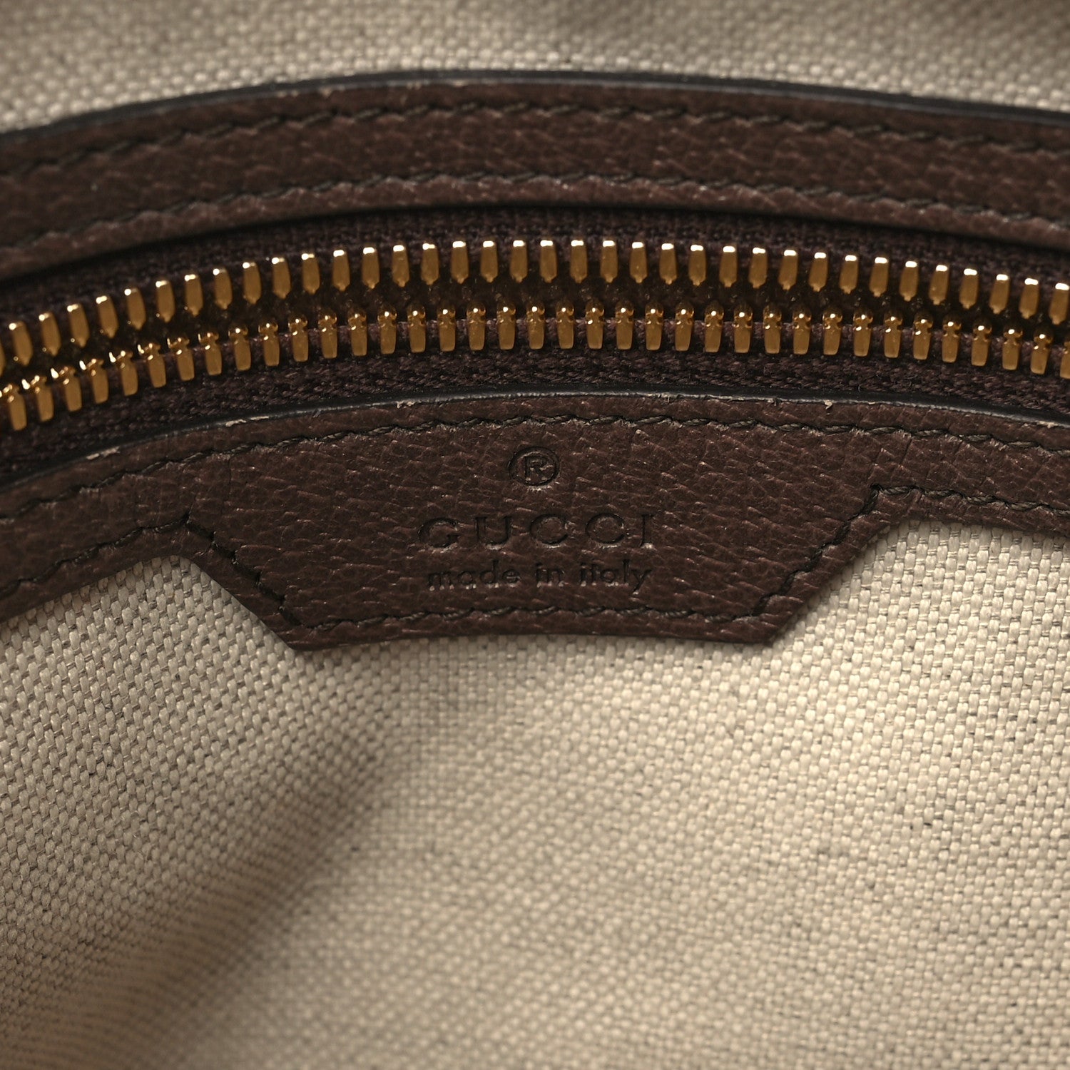Gucci Monogram Jumbo GG Textured Dollar Calfskin Web Messenger Shoulder Bag Camel Ebony New Acero 6 of 9