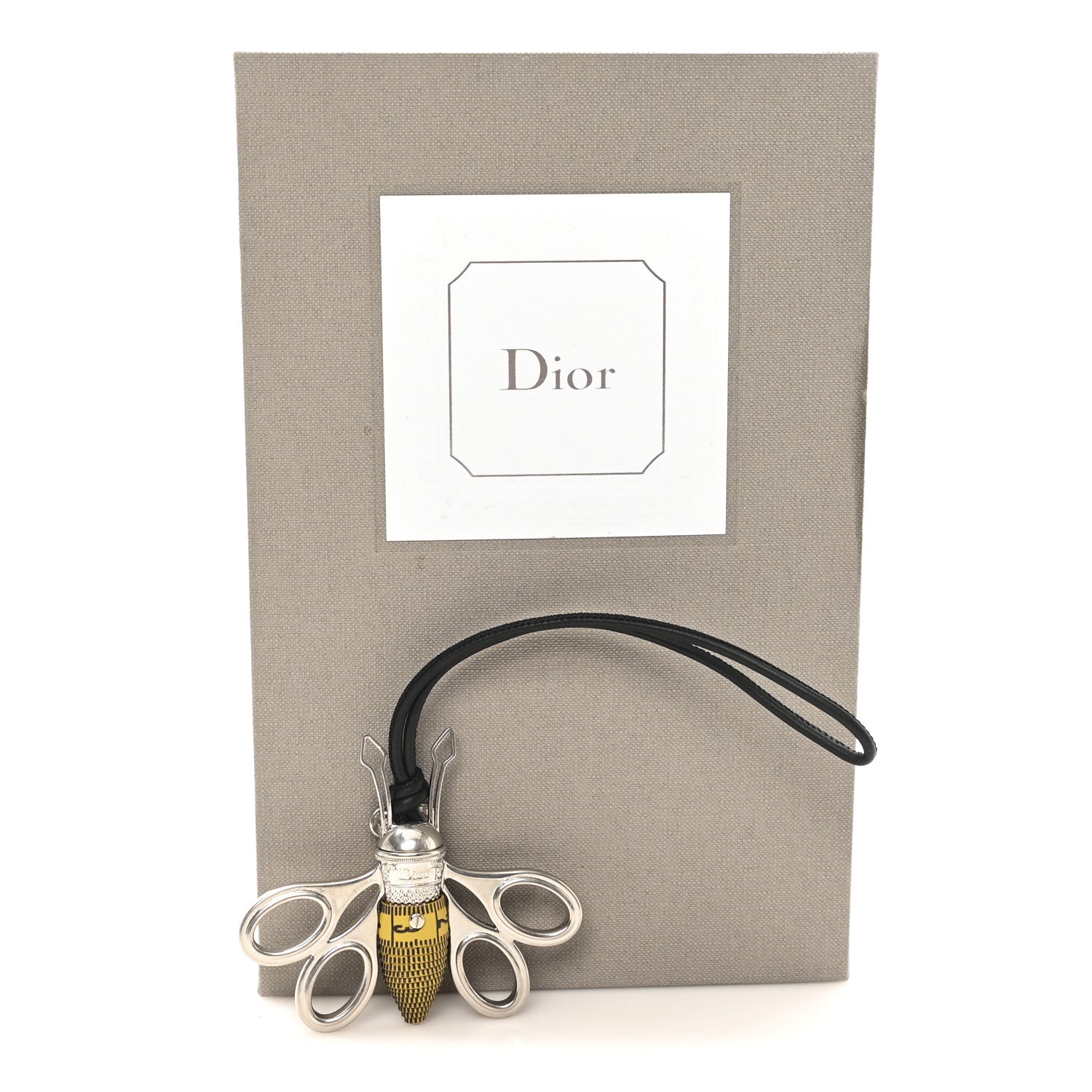 Christian Dior Metal Bee Charm Silver 4 of 4