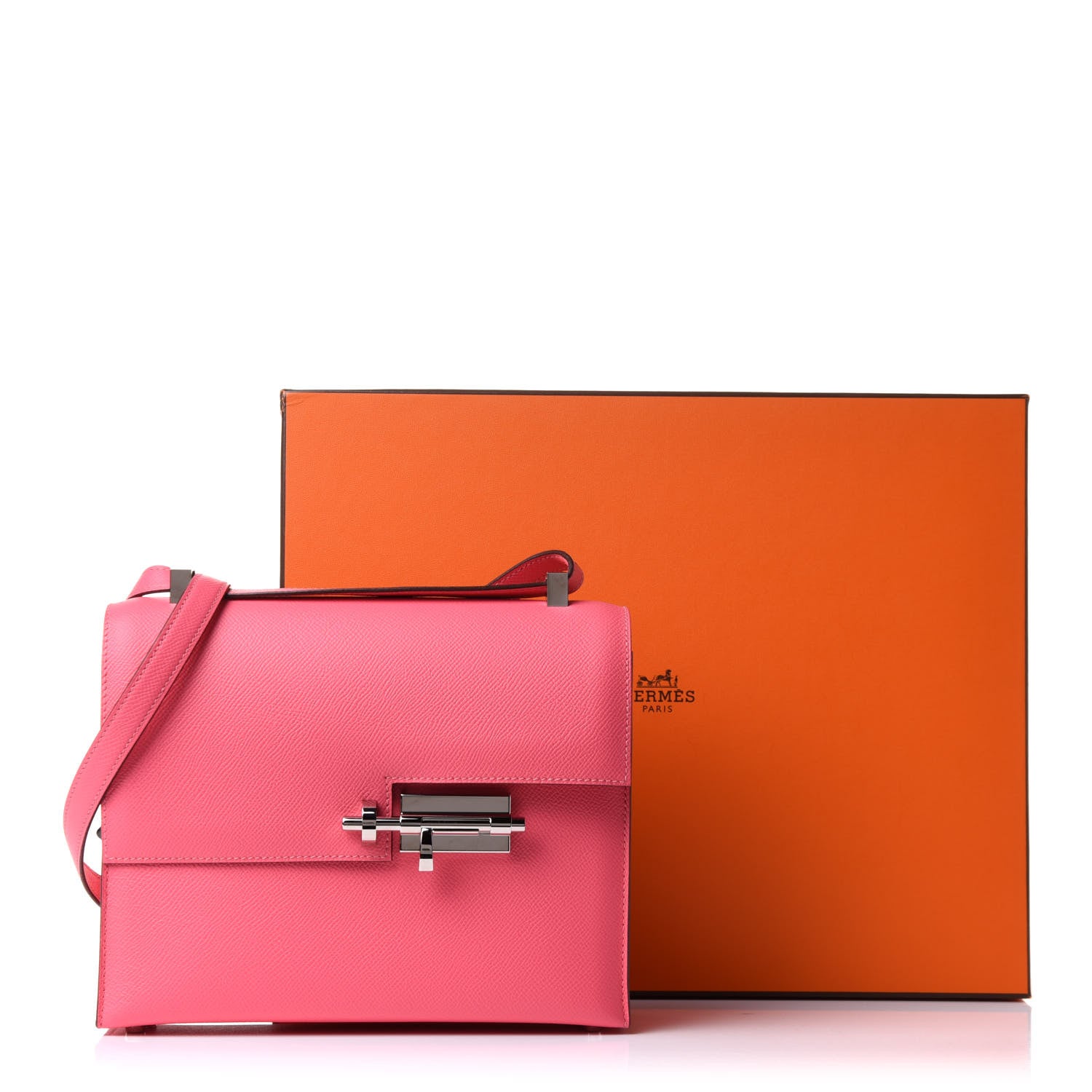 Hermes Epsom Verrou 21 Rose Azalee 13 of 13