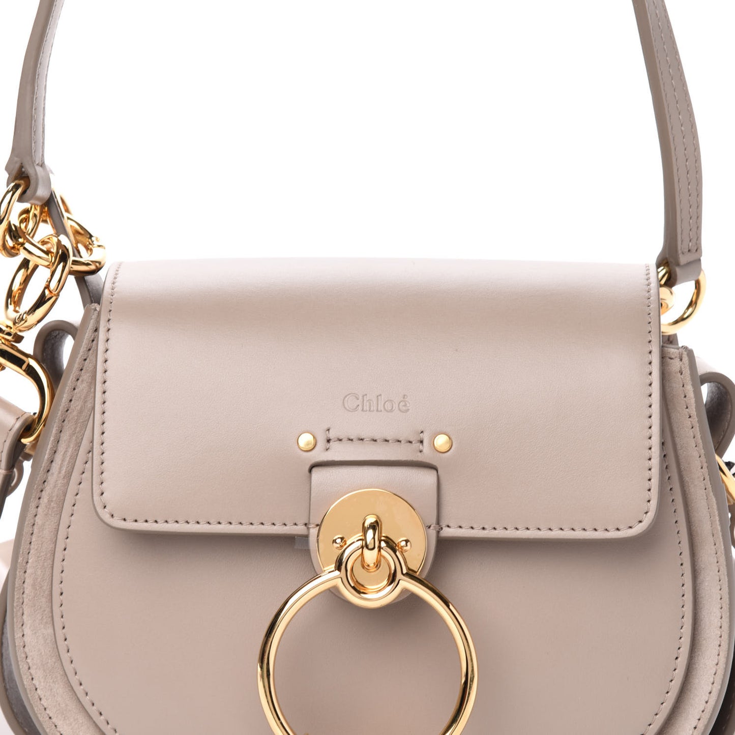 Calfskin Small Tess Bag Motty Grey