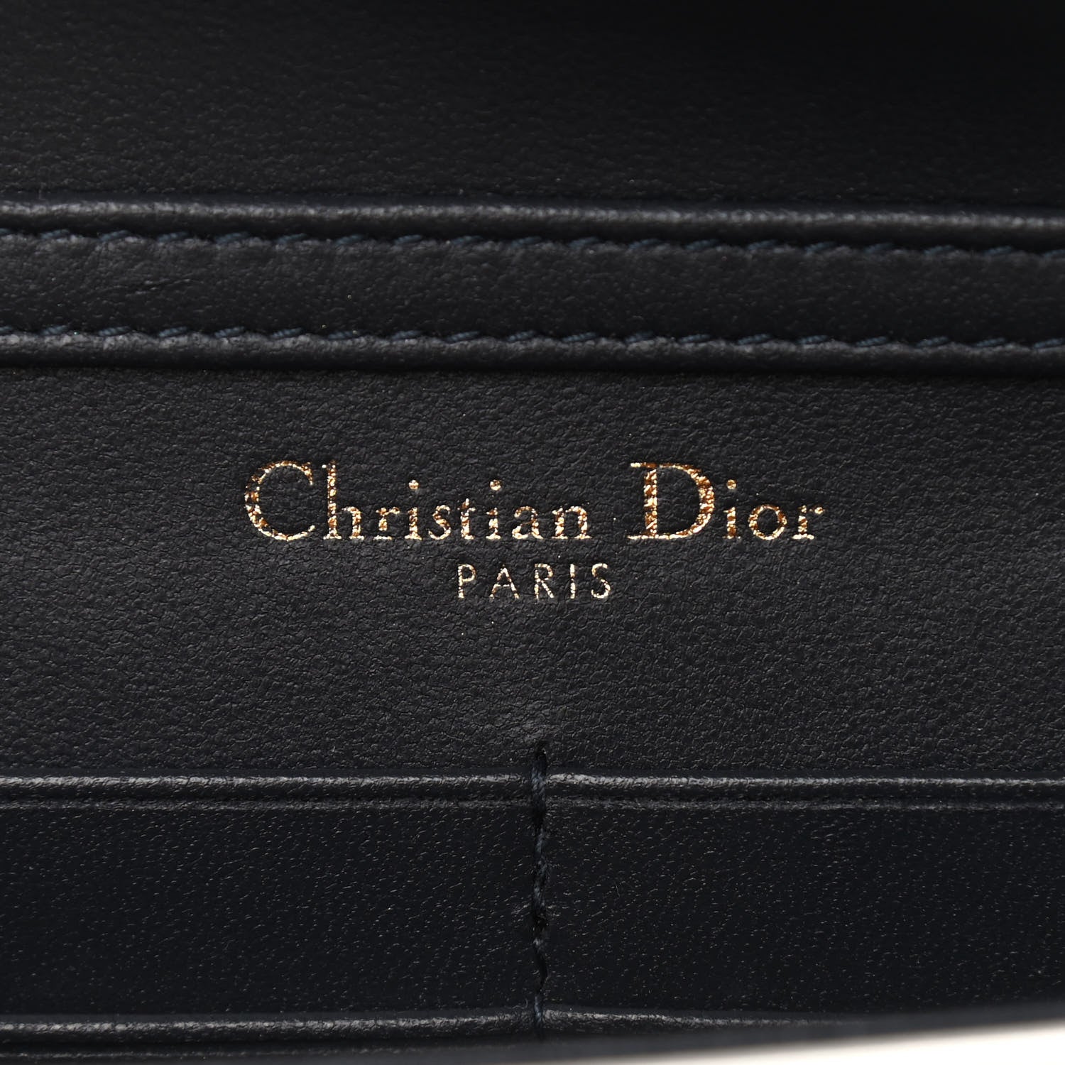 Christian Dior Patent Micro-Cannage Diorama Wallet on Chain Pouch White 8 of 8
