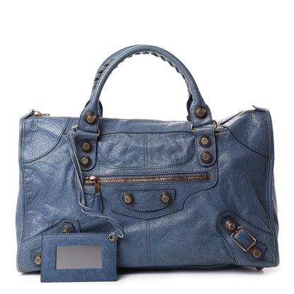 Balenciaga Agneau Giant 21 Rose Gold Hardware Work Atlantique 1 of 12