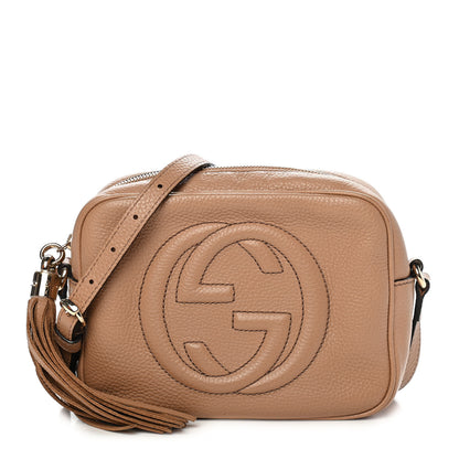 Gucci Pebbled Calfskin Small Soho Disco Bag Camelia 1 of 9