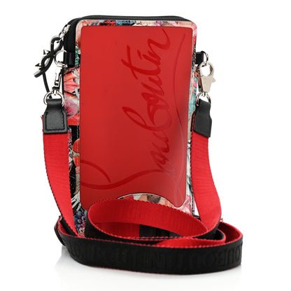 Christian Louboutin Calfskin Patent Sneakers Sole Printed Loubilab Clutch Loubi Multicolor 3 of 8