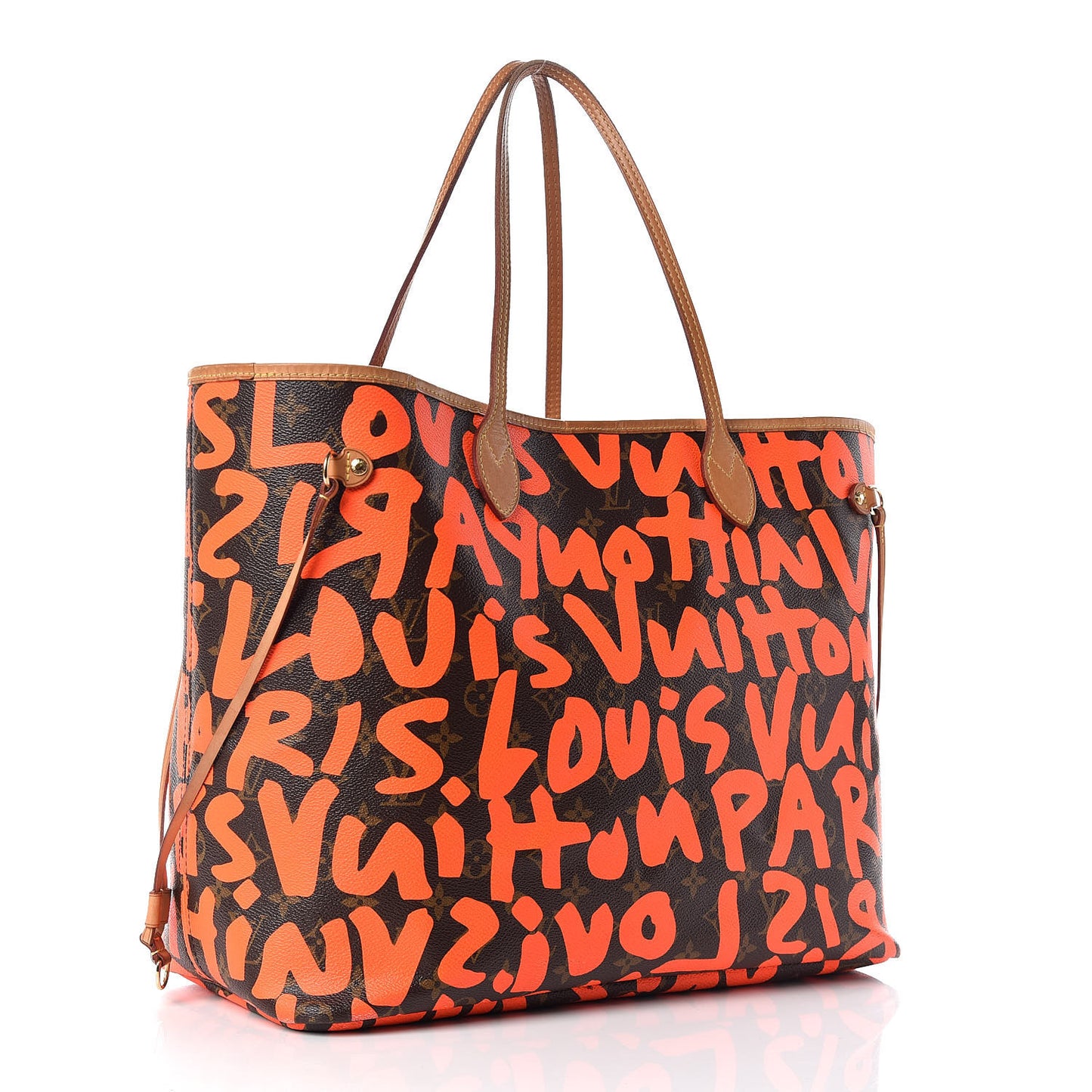 Monogram Graffiti Neverfull GM Orange