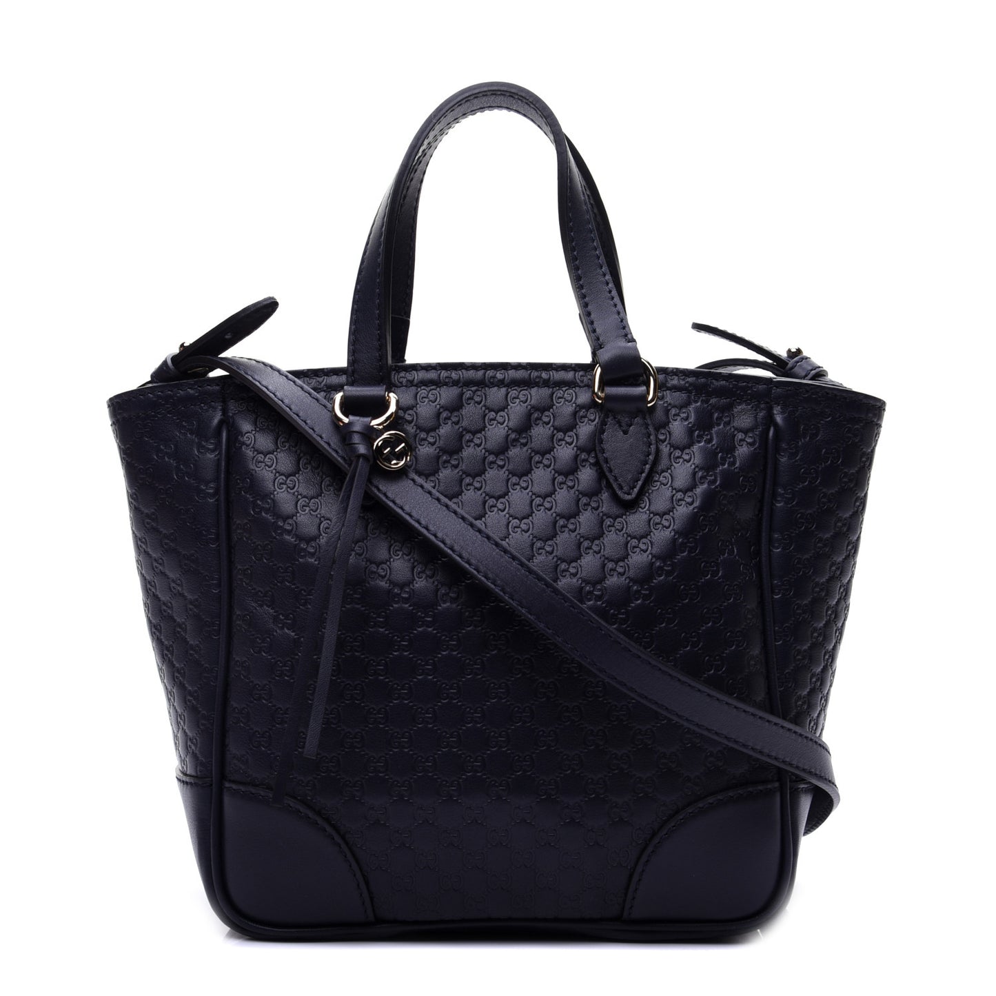Microguccissima Small Bree Tote Navy