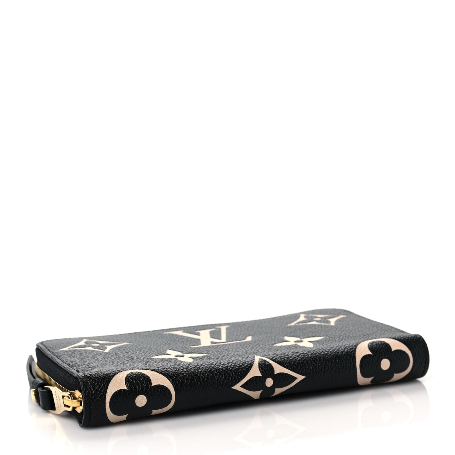 Empreinte Monogram Giant Zippy Wallet Black Beige