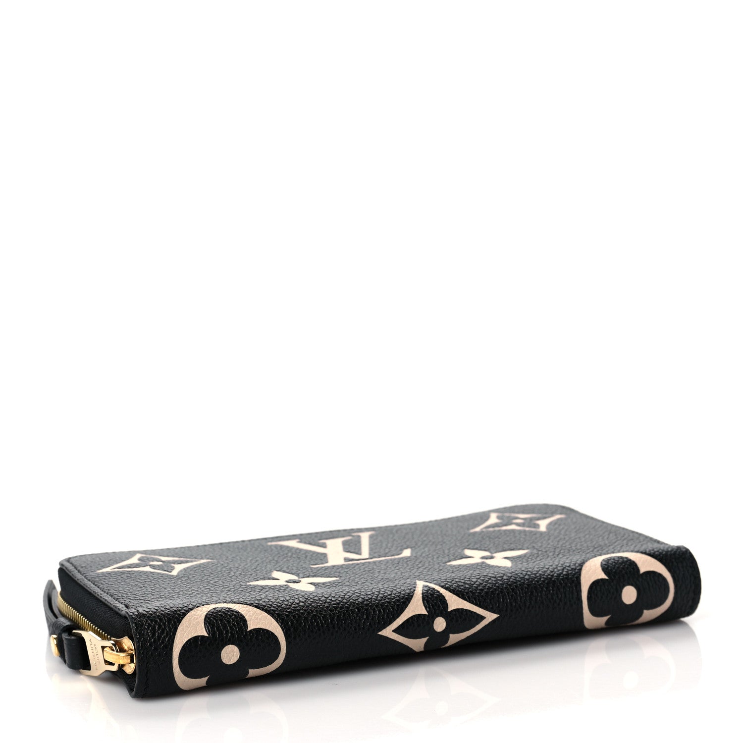 Louis Vuitton Empreinte Monogram Giant Zippy Wallet Black Beige 4 of 8