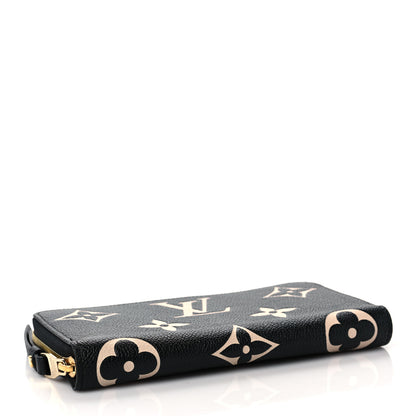Louis Vuitton Empreinte Monogram Giant Zippy Wallet Black Beige 4 of 8
