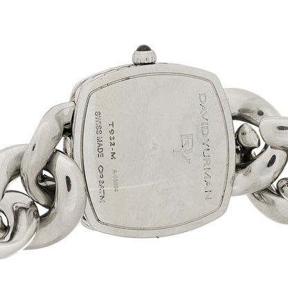 David Yurman Stainless Steel Diamond Bezel 27mm Albion Quartz Watch White 3 of 4