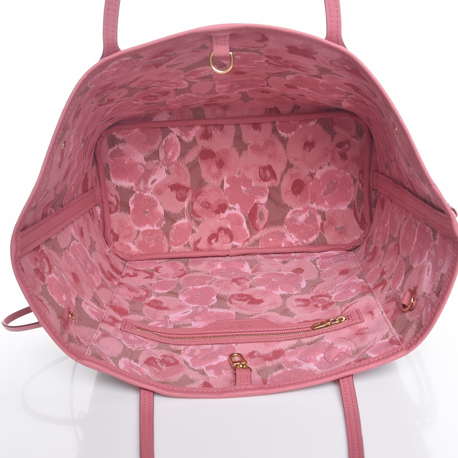 Louis Vuitton Monogram Articles de Voyage Ikat Neverfull MM Rose Velours 5 of 7